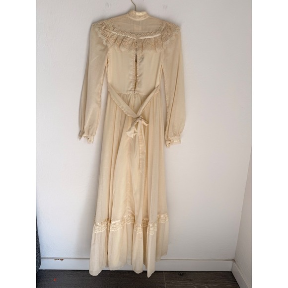 GUNNE SAX Vintage Romantic Renaissance Lace Maxi Dress Bridal Collection - Picture 10 of 15